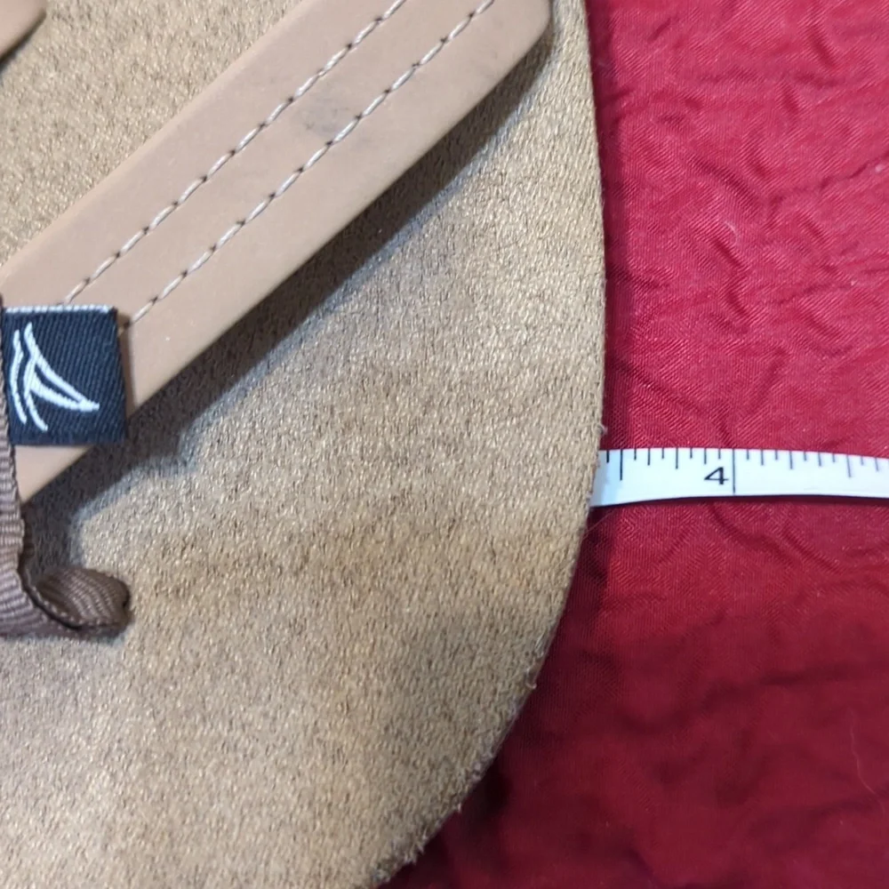 Sperry Tan Flip Flops